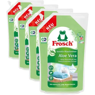 Frosch Aloe Vera Sensitiv-Waschmittel 1,5L (Packung mit 4)