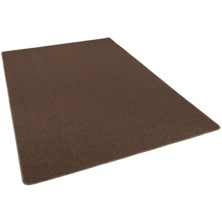 Snapstyle Feinschlingen Velour Teppich Strong Braun 200x300cm