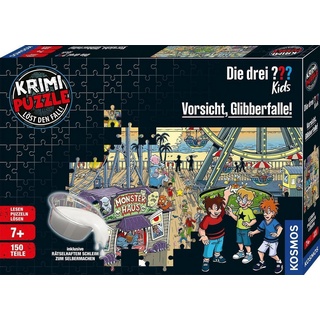 Kosmos Puzzle Krimi-Puzzle: Die drei ??? Kids - Vorsicht, Glibberfalle!, 200 Puzzleteile