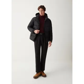Colmar Winterjacke mit Kapuze aus Jacquard (sehr warm) schwarz Herren schwarz