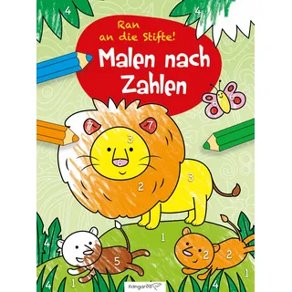 Kangaroo Kinderbücher Malen nach Zahlen - Löwe