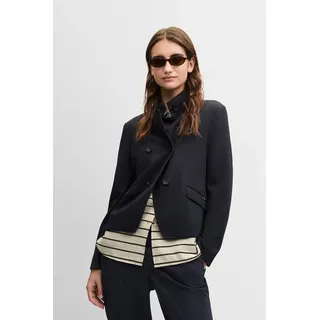 Cinque Kurzblazer CILOKO Stehkragen, taillierter Schnitt, elastischer Materialmix schwarz XXL (44)