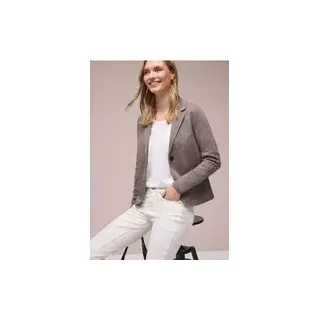 Street One Basic Blazer mit Reverskragen - Braun