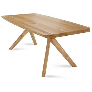 58 aufm Kessel Danette 140 x 78 x 90 cm Wildeiche geölt braun