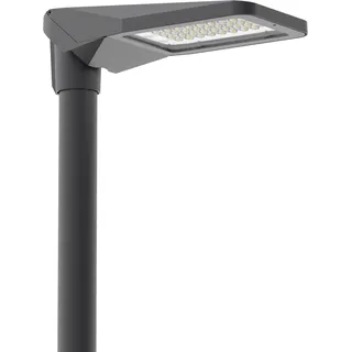 Leipziger Leuchten LED Mastan-/aufsatzleuchte grau 54 W 8700 lm 4000 K