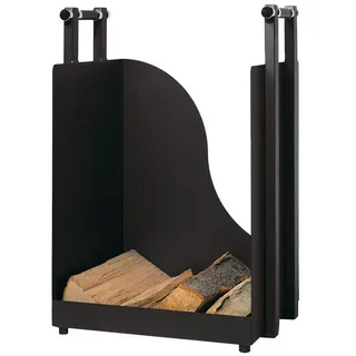 Lienbacher Kaminholzkorb Metall 57 cm Schwarz