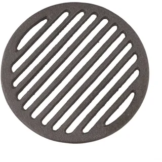 MoSundi Gusseisen-Grillrost, runde Grillroste und -roste dicke Ersatz-Grillroste für gleichmäßiges Braten von Fleisch und Gemüse (17 cm)