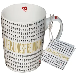 PPD Porzellan Henkelbecher Tasse 0,25L (Lieblingsfreundin)