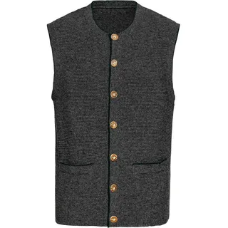 Luis Steindl Strickweste Linksstrickweste grau XXL