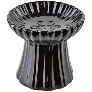 Mondex Duftlampe, Schwarz, Keramik, 11.5 cm, Dekoration, Kerzen & Zubehör, Duftkerzen