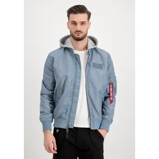 Alpha Industries Ma-1 TT Hood Light grau/blau XL