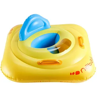 Schwimmring Baby 7–11 kg aufblasbar mit Sitz, gelb, EINHEITSGRÖSSE