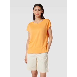 T-Shirt mit Teilungsnähten, Orange, S