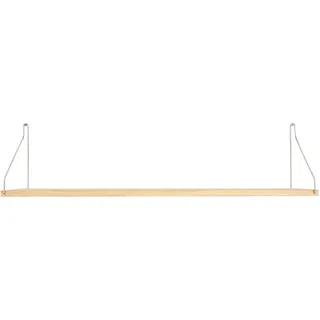 Frama - Shelf Regal 80 x 20 cm, Eiche / Edelstahl