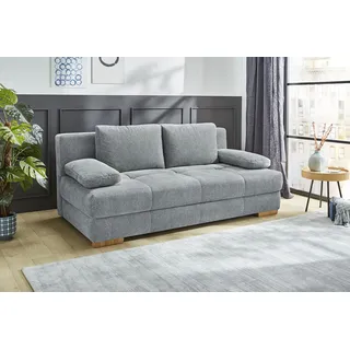 Jockenhöfer Schlafsofa Polyester 2-Sitzer Grau