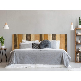 Oedim Kopfteil für Bett, PVC, Antik-Textur, vertikal, Holz, Mehrfarbig, 150 x 60 cm, erhältlich in verschiedenen Größen, leicht, elegant, robust und wirtschaftlich.