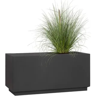 Pflanzwerk® Pflanzkübel Gartenbank Relax 35x95x35cm Anthrazit * Frostbeständige Sitzbank * * Deutsche Premiumqualität * * Lotus-Effekt Imprägnierung *