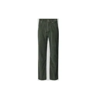 Regular Fit Cordhose aus reiner Baumwolle Modell 'RYAN CORD CHINO', Dunkelgruen, 31/32