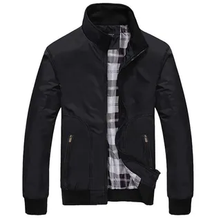 Übergangsjacke Herren Leichte Bomberjacke Sportlich Elegant Jacke Herren Übergang Blouson Business Sportjacke Herbstjacke Mit Reißverschluss Herrenjacke Herren-Jacken Für Herbst Winter