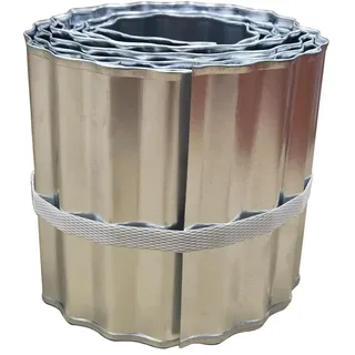 Trendline Metall-Rasenkante 600 x 15 cm  grau