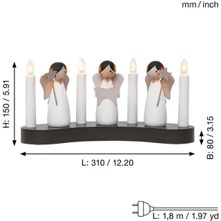 Star Trading Schwibbogen Angel Choir 31 cm