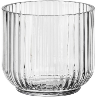 Übertopf Rilli Glas ca.13,5x12cm, klar