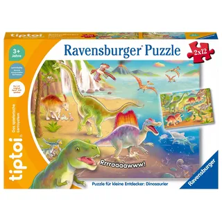 Ravensburger tiptoi Puzzle für kleine Entdecker: Dinosaurier