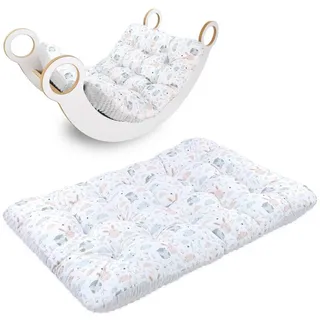 Babymatratze Bodenkissen groß 70x110 cm - Sitzkissen Kinder Boden Spielmatte Baby, Totsy Baby