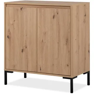 furn.design Bastia 81 x 87 cm Eiche Artisan / Beige