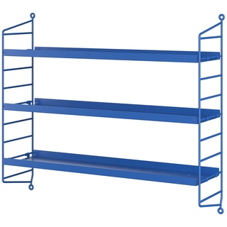 String - Pocket Metall, blau