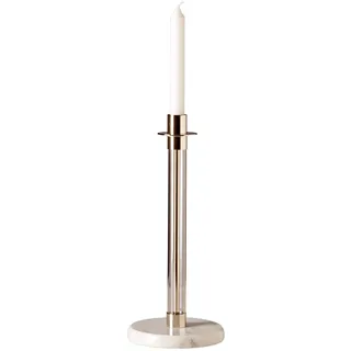 Tecnolumen - Sabbatleuchter SL30 Kerzenständer, Marmor weiß