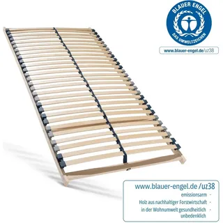 Lattenrost 140 x 200, Lattenrahmen aus Buche, 28 Latten, 7 Komfortzone, Federholzrahmen Germany, Lattenrost starr, Lattenrahmen 140 x 200 hohe Trag...