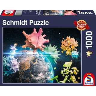 Schmidt Spiele 58963 Planet Erde 2020, 1.000 Teile Puzzle, Bunt