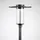 LED Mastaufsatzleuchte Aluminium grau IP65 124 lm