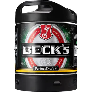 Becks Pils Bier 1x 6 l Fass für Perfect Draft Bierzapfanlage