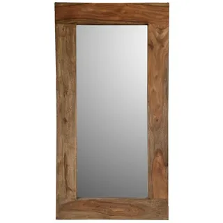 MASSIVMOEBEL24.DE Wandspiegel Nature Grey 115 x 60 cm Grau