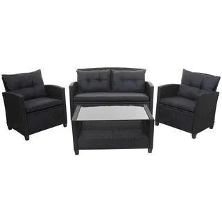 Mendler HWC-F10 Lounge-Set anthrazit
