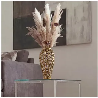 FineBuy Bodenvase 45 cm Gold