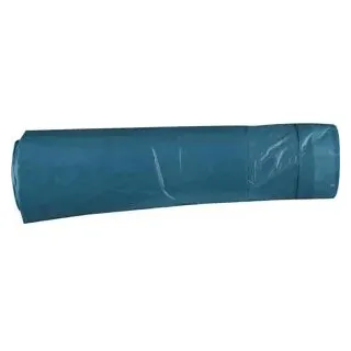 Müllsäcke 120 Liter, blau, mit Zugband, 70 x 110 cm, 25 Stück