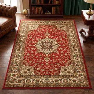 THEKO Hamadan Orientteppich 240 x 340 cm Rot