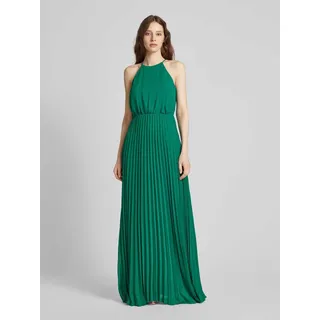 Abendkleid mit Plisseefalten, Apfel, 32