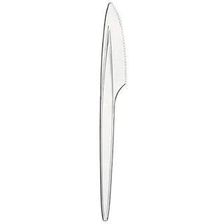 DayBays 8000 Stk. Plastikmesser Mehrweg 18 cm Plastik Transparent Spülmaschinenbeständig