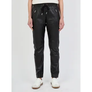 JCC Lederhose 3102153 Regular Schwarz 40