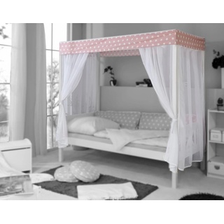 Betthimmel TICAA "Lino" rosa (rosa, rosa) Betthimmel Bett-Zubehör Ticaa passend zum Himmelbett »Lino«