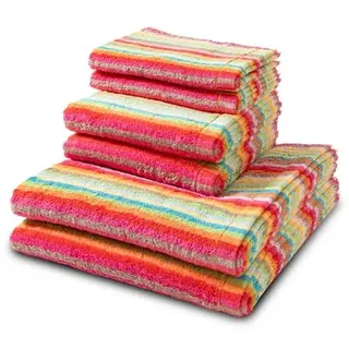 CaWö Handtuch-Set Lifestyle Baumwolle Bunt