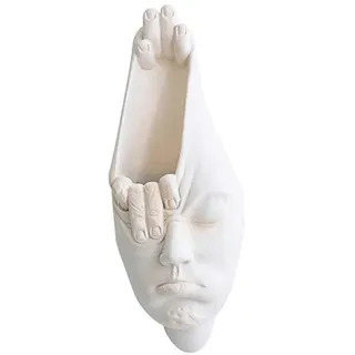 Nordische Abstrakte Wandvase Mit Menschlichem Gesicht -b--