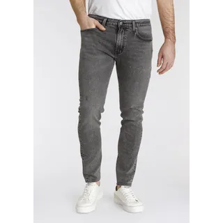 Tapered-fit-Jeans LEVI'S "512 Slim Taper Fit" Gr. 29, Länge 32, schwarz (black worn in) Herren Jeans Tapered-Jeans mit Markenlabel