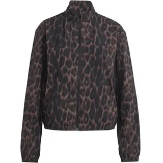 adidas Workout Essentials Leopard Woven, Damen Rollkragenpullover, braun - L