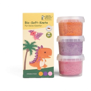 Grünspecht Bio-Soft-Knete orange  lila & pink