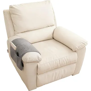 Miecoae Bezug Für Liegesessel Kopfschutz Für Sofa Arm Cover, Kopfstützenschutz Sessel Für Ledersessel Gartenstühle Stuhl Couch Überzug Sesselbezüge Ohrensessel Relaxsessel(Grau,with Pockets 1-Piece)